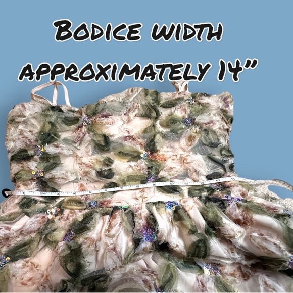 🎉HP🎉NWT Vernacular Sequin and Lace Spaghetti Strap Fairy Dress. Size Medium 🧚 - Picture 7 of 15